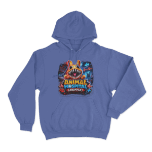 Animal Hospital Patient Hoodie Blue