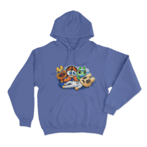 Monster Emergency Hoodie Blue