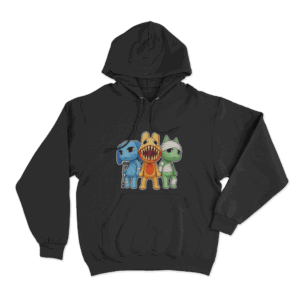 The Injured Trio Hoodie Black