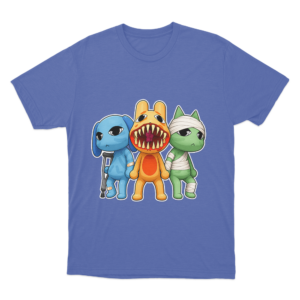 The Injured Trio T Shirt Blue