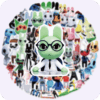 50 PCS Animal Hospital Sticker