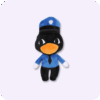 Cute Officer Duckman Animal Hospital Plush