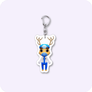 Dr. Harlow Animal Hospital keychain
