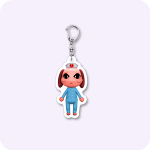 Nurse Animal Hospital keychain