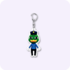 Officer Duckman Animal Hospital keychain