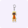 Patient B Animal Hospital keychain