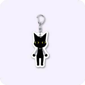 Secret Agent Animal Hospital keychain
